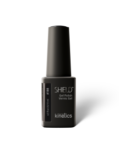 Kinetics SHIELD Gel Polish Jet Black 188, 15ml