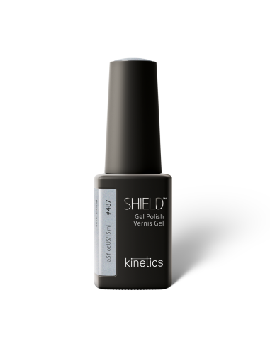 Kinetics SHIELD Gel Polish Silver 487, 15ml