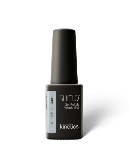 Kinetics SHIELD Gel Polish Silver 487, 15ml