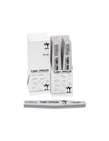 KN File Kit K-Sponge Funny Penguin 240/240 ..10pcs in carton Display