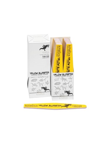 KN File Kit Yellow Aligator 150/150..28pcs in...